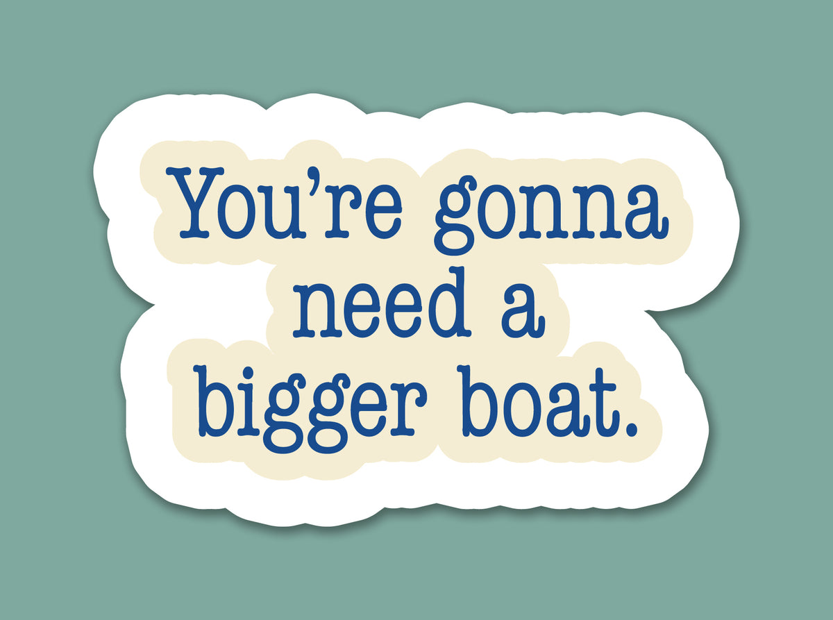 Shark Movie Quote Sticker