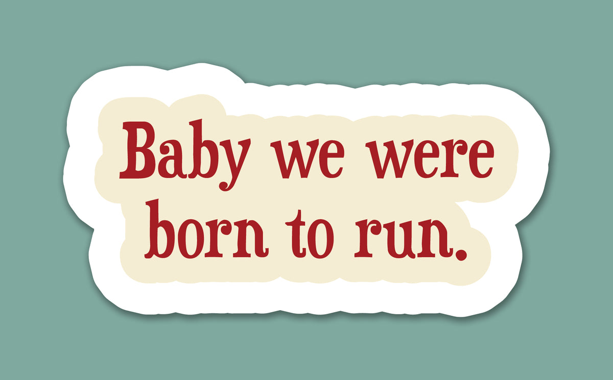 Rock Anthem Quote Sticker