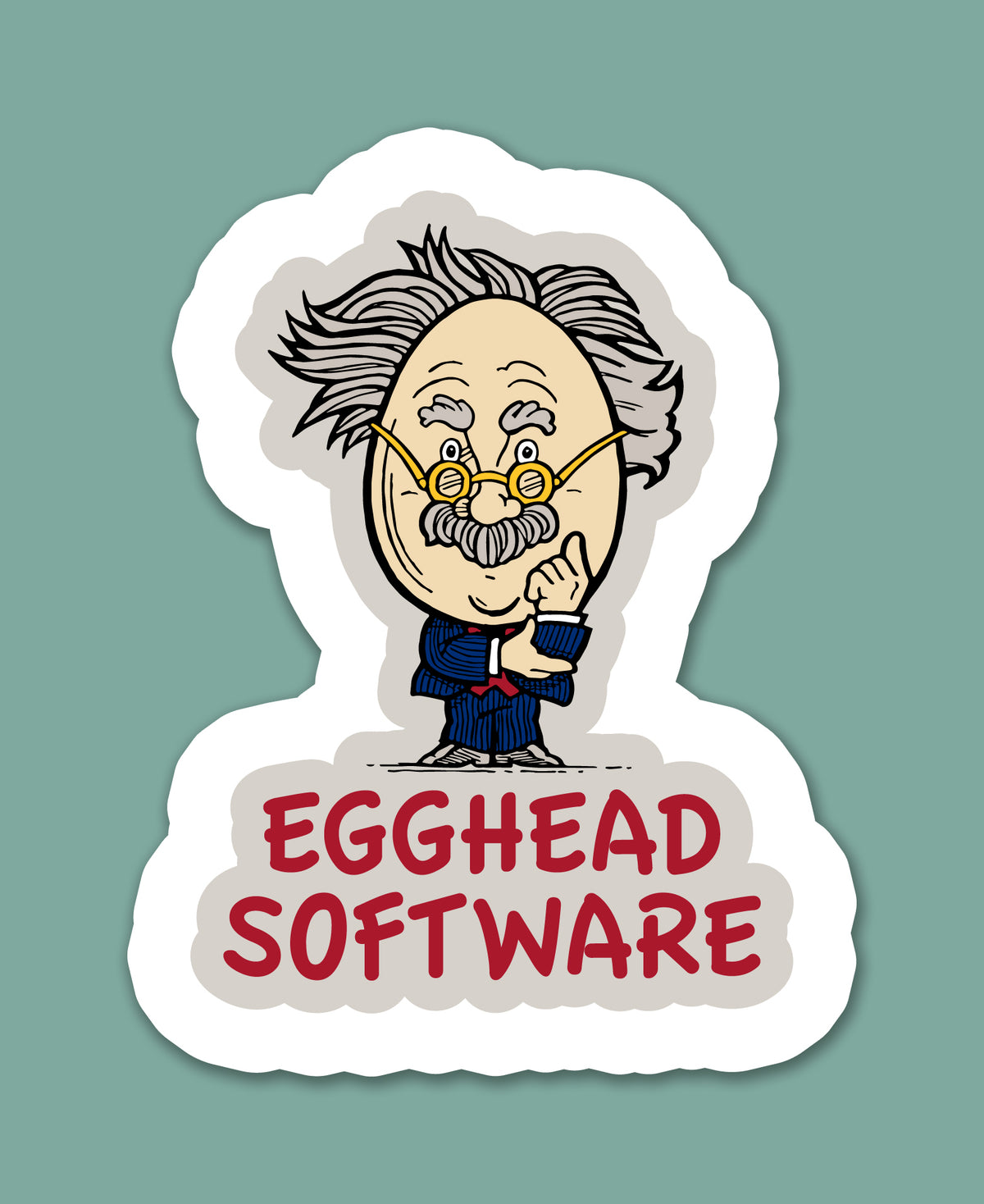 Retro Computer Software Sticker