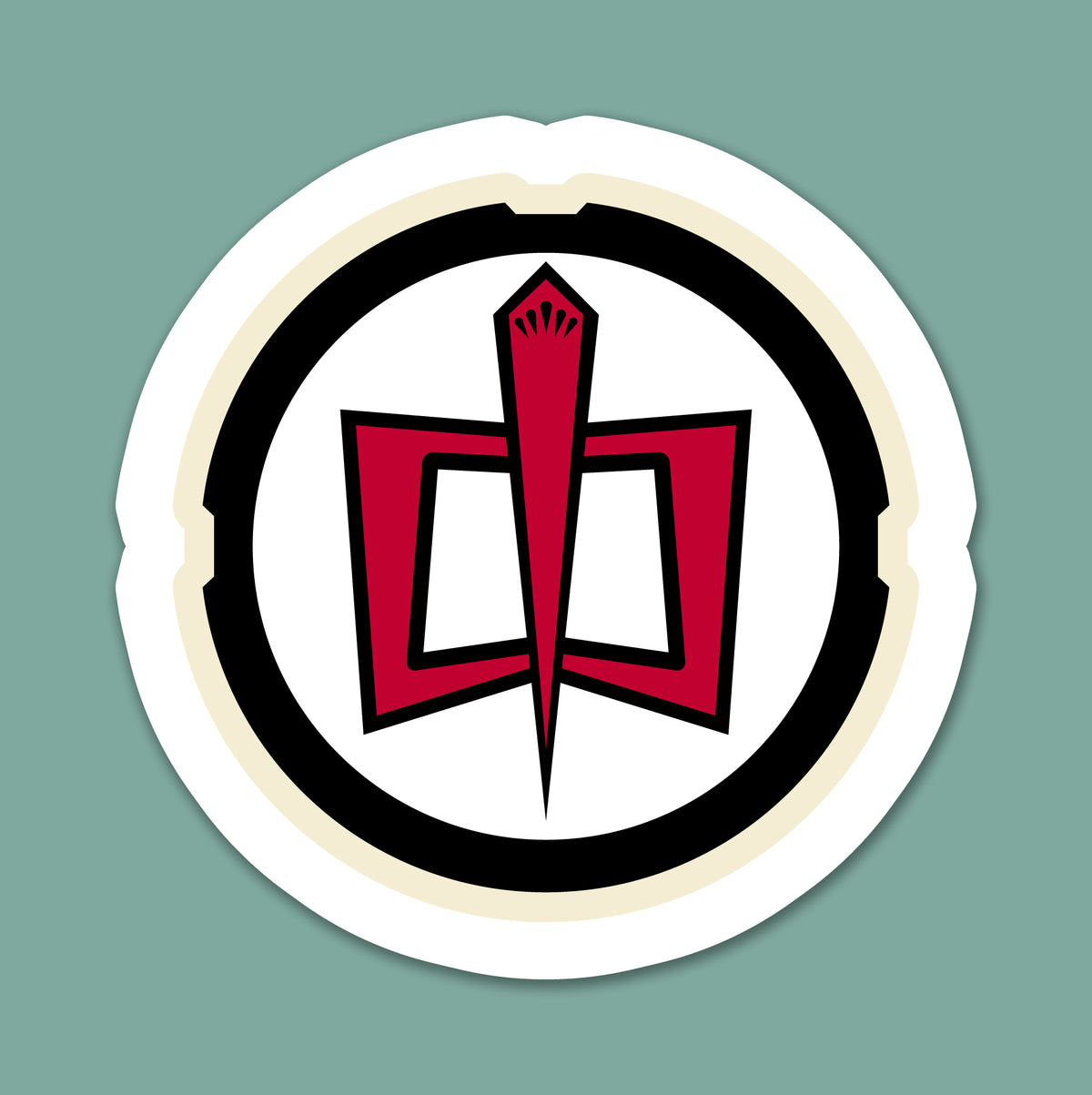Fictional Superhero Sticker