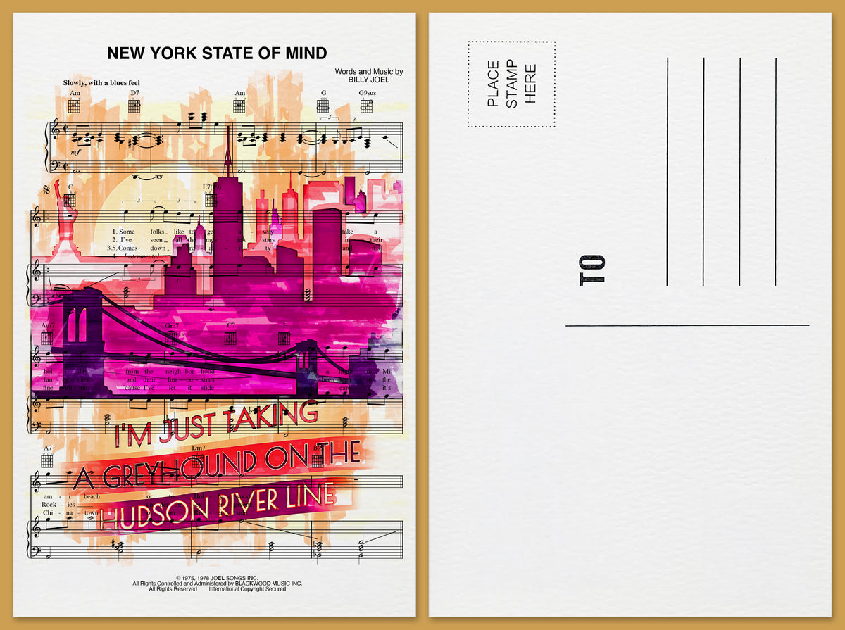 New York State of Mind Postcard