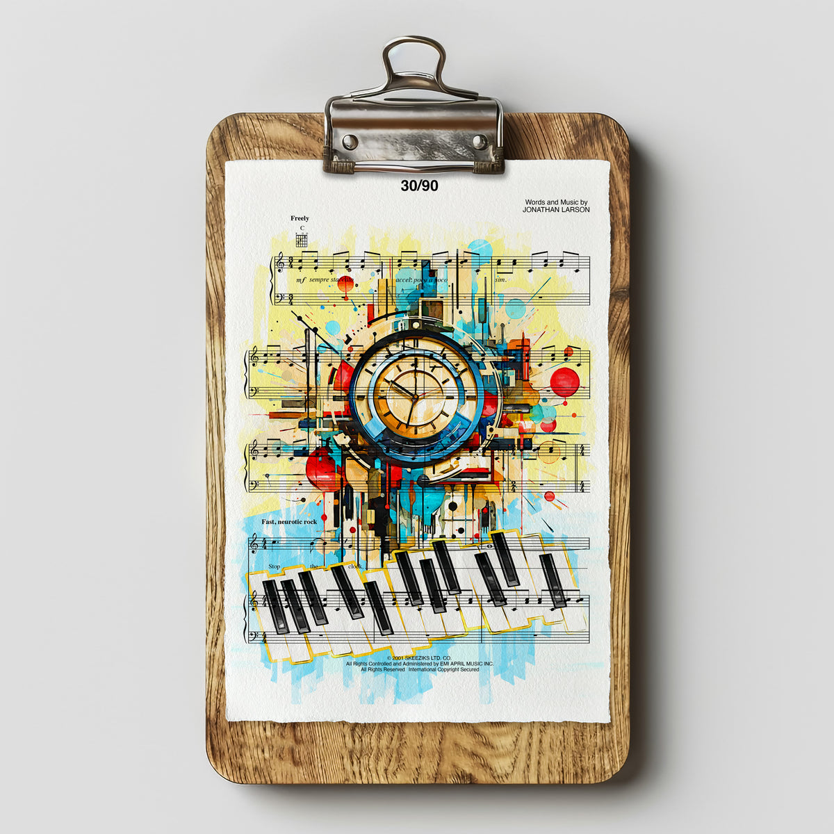 Custom Art Print for a Theatre Lover