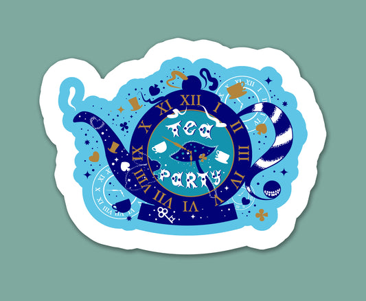 Wonderland Clock Sticker