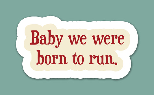 Rock Anthem Quote Sticker