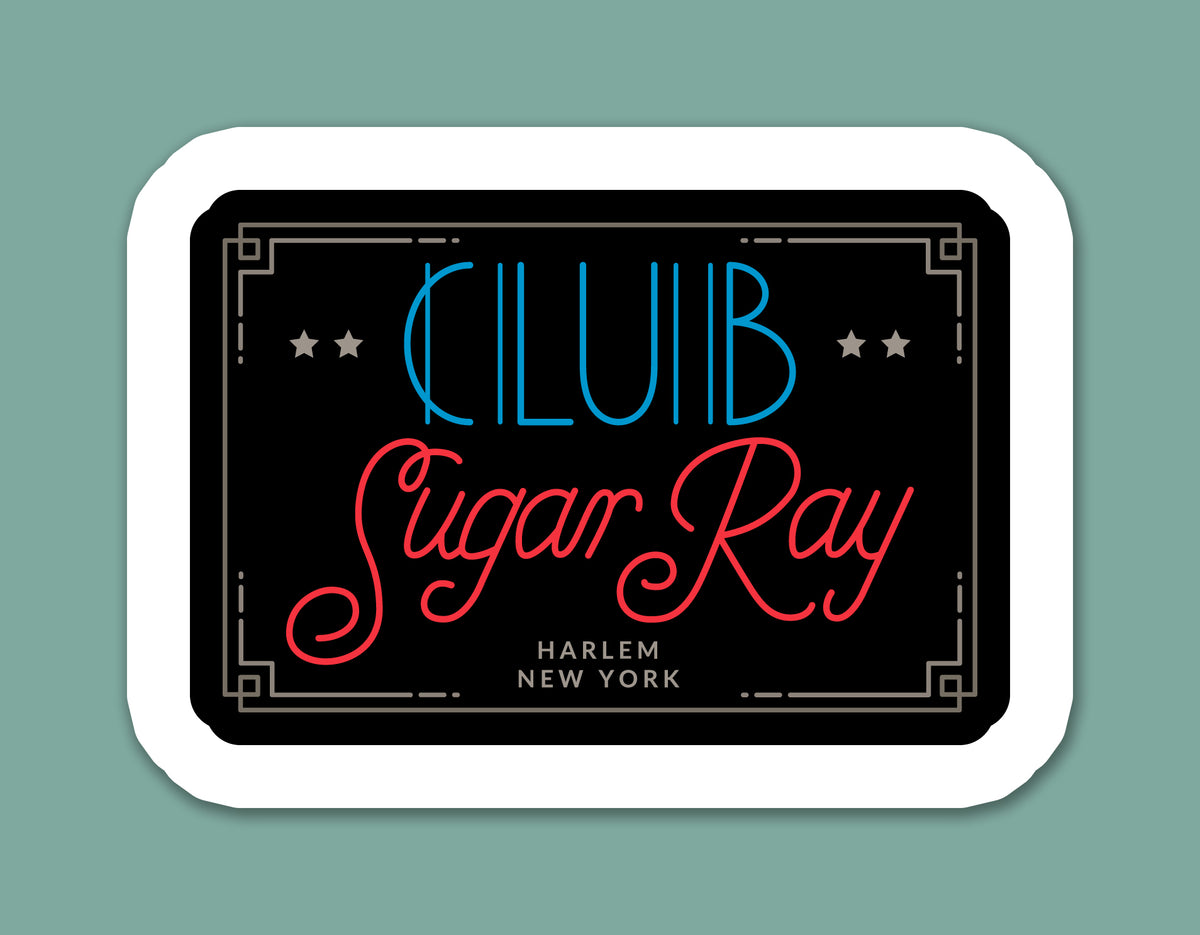 Retro Nightclub Sticker