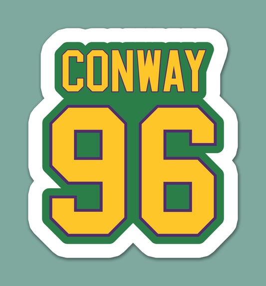 Hockey Movie Jersey 96 Sticker
