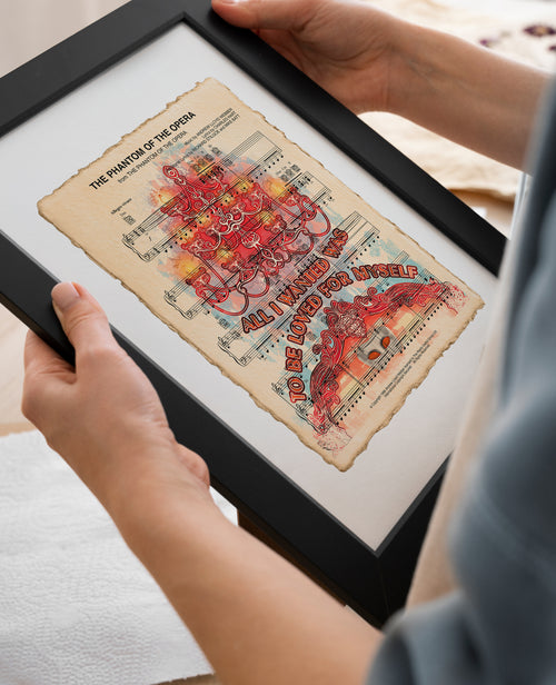 Custom Art Print for a Theatre Lover