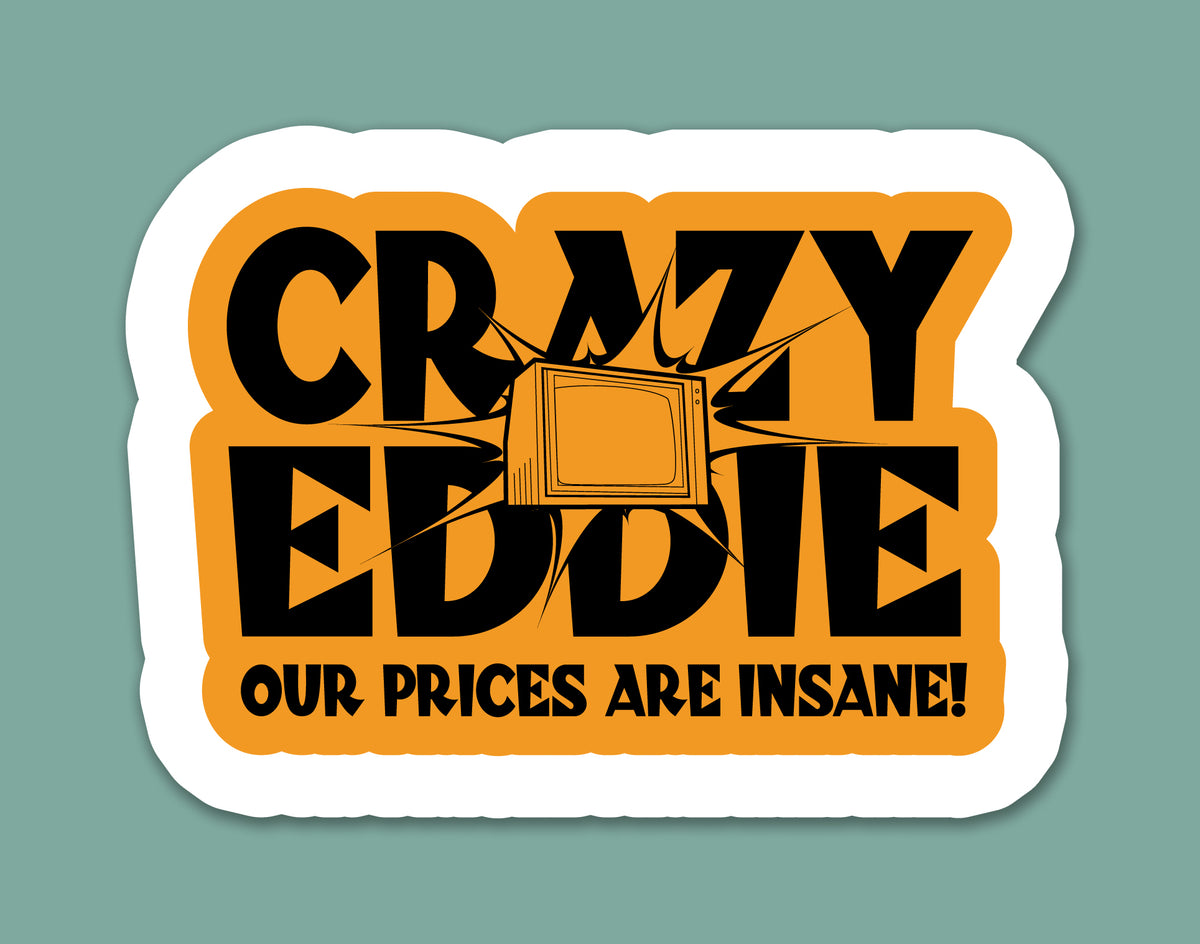 Retro Electronics Store Sticker