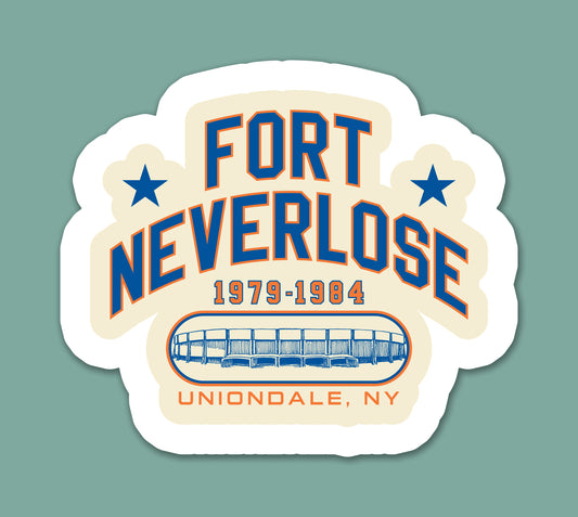 Retro Long Island Hockey Arena Sticker