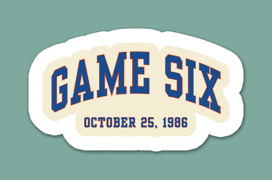 Baseball Championship Moment Sticker