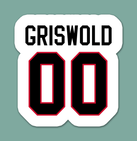 Holiday Movie Jersey Sticker