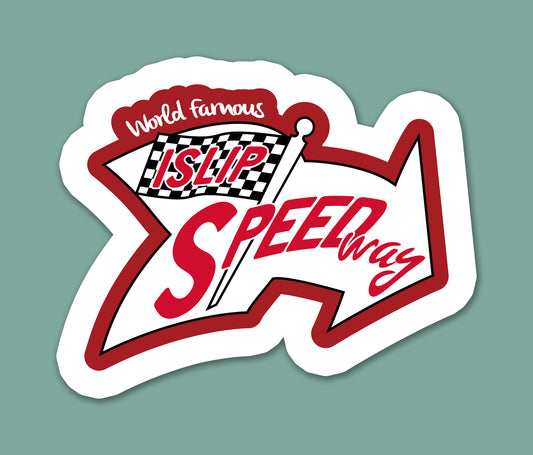 Retro Speedway Sticker
