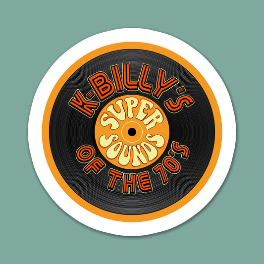 Vintage Radio DJ Sticker