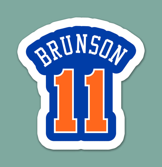 Basketball Jersey 11 Sticker
