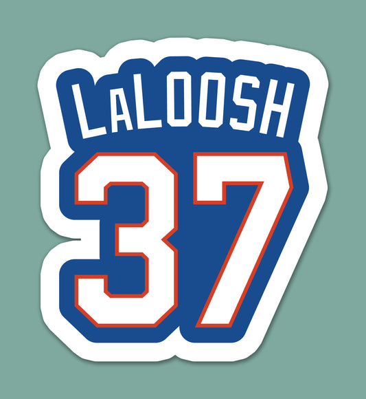 Baseball Movie Jersey 37 Sticker
