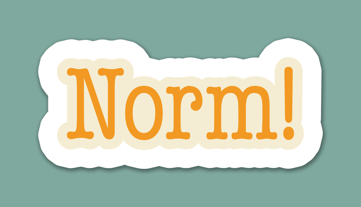 Barroom Catchphrase Sticker
