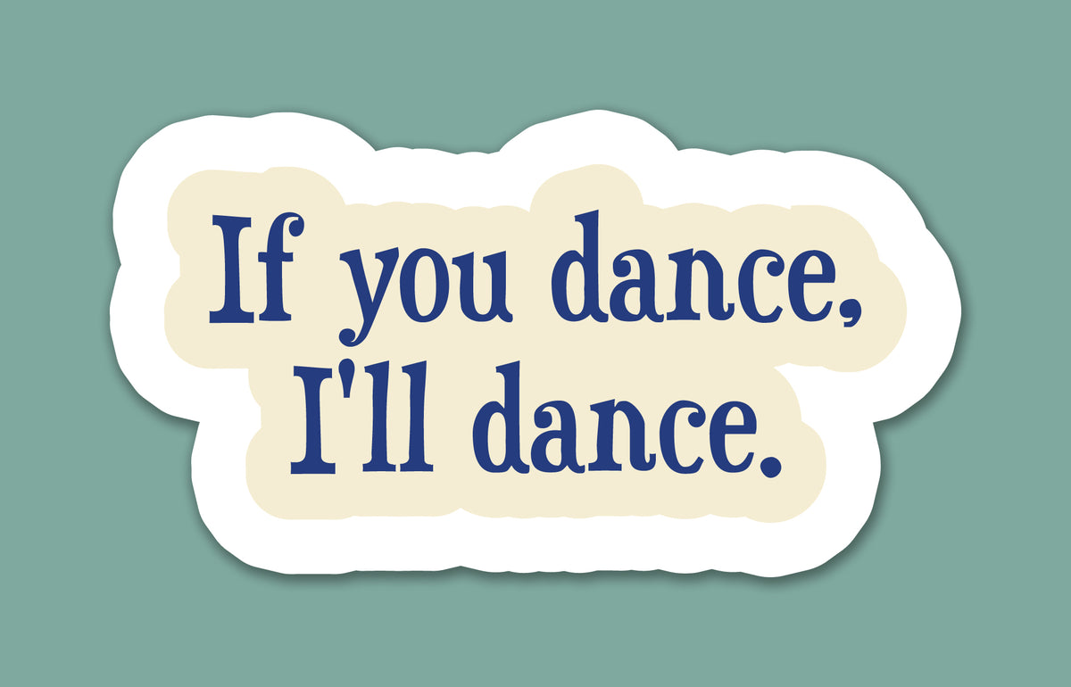 Romantic Song Quote Sticker