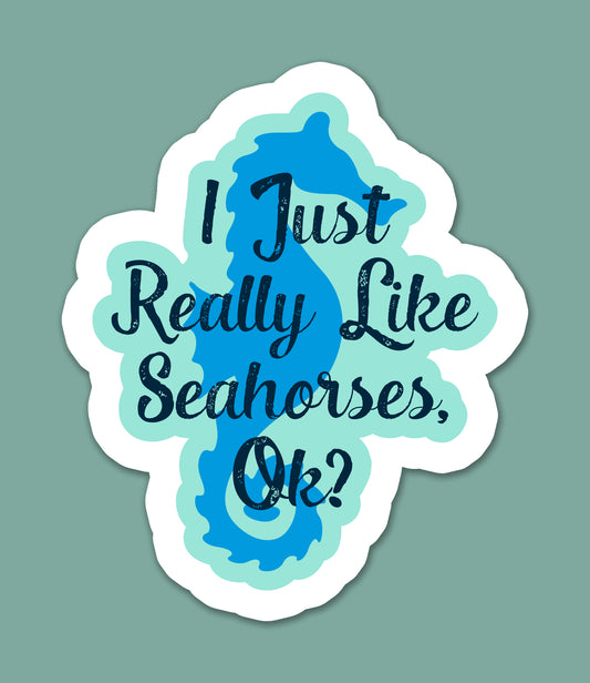 Seahorse Lover Sticker
