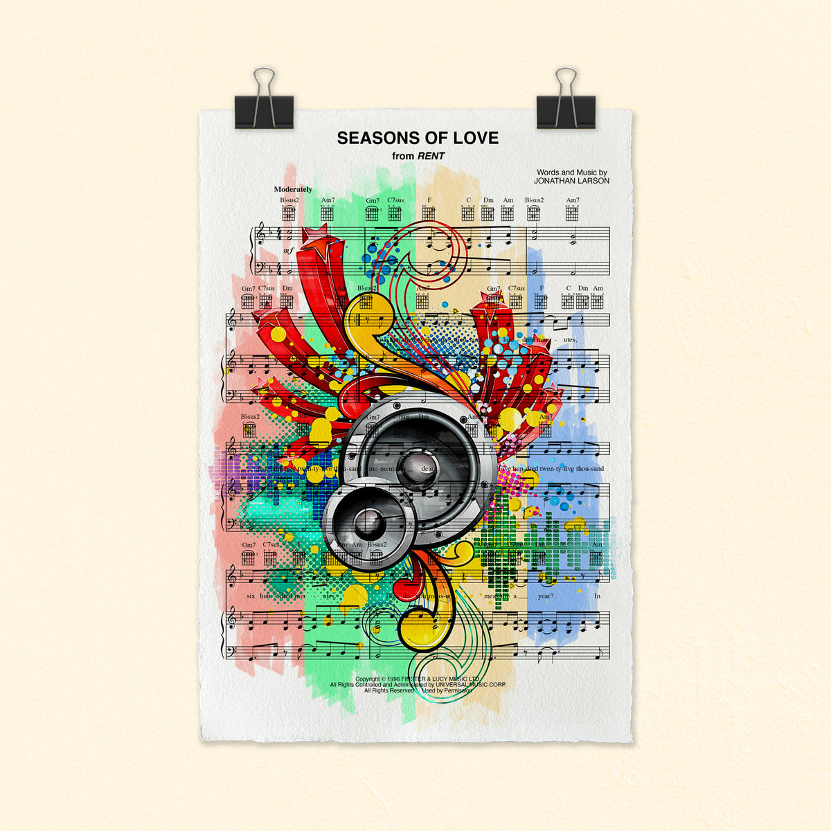 Custom Art Print for a Theatre Lover