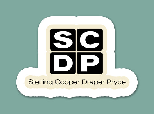 Retro Advertising Agency Sticker