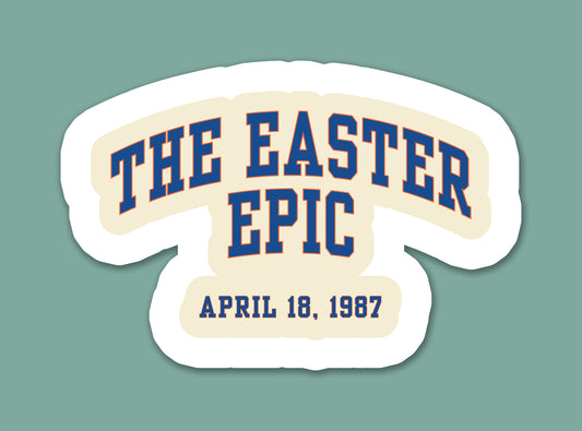 Hockey Playoff History Sticker