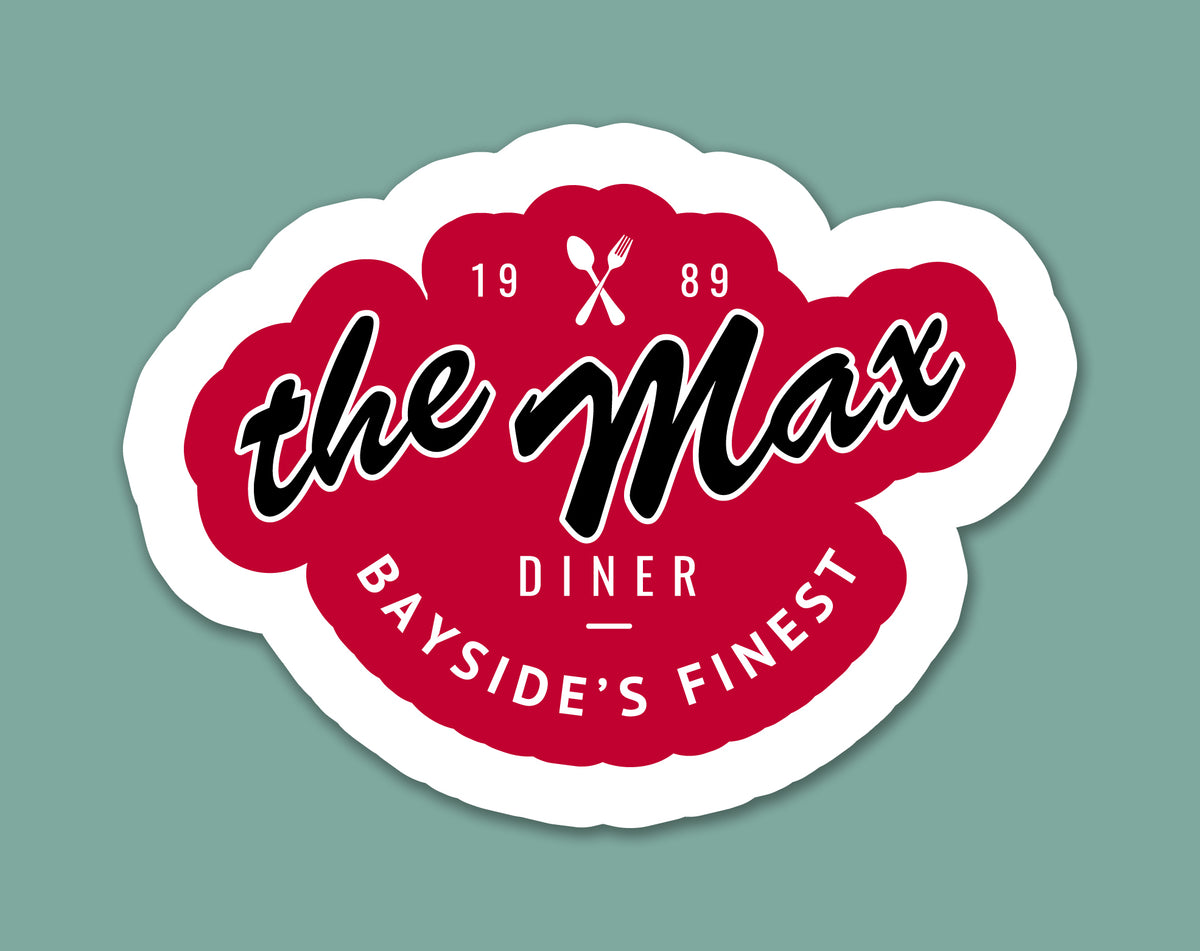 Retro Teen Diner Sticker