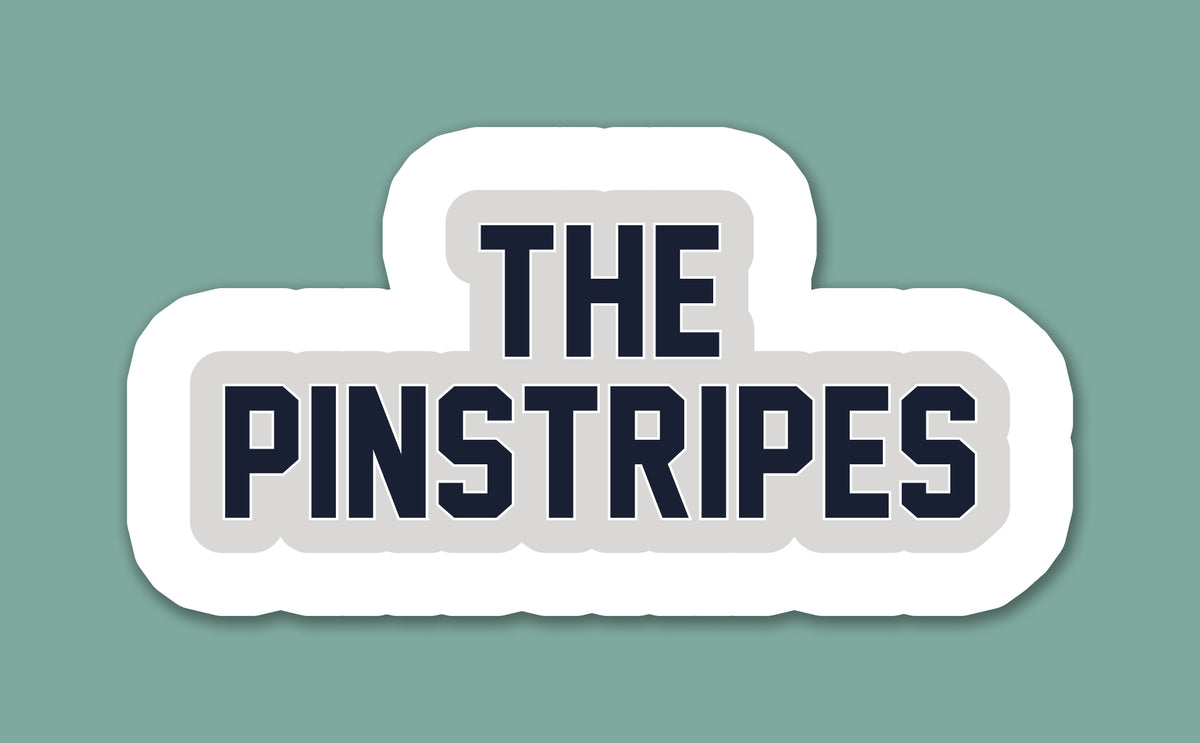Pinstripe Baseball Sticker