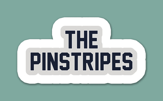 Pinstripe Baseball Sticker