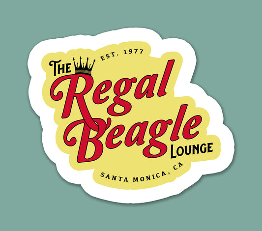 Retro Neighborhood Pub Sticker