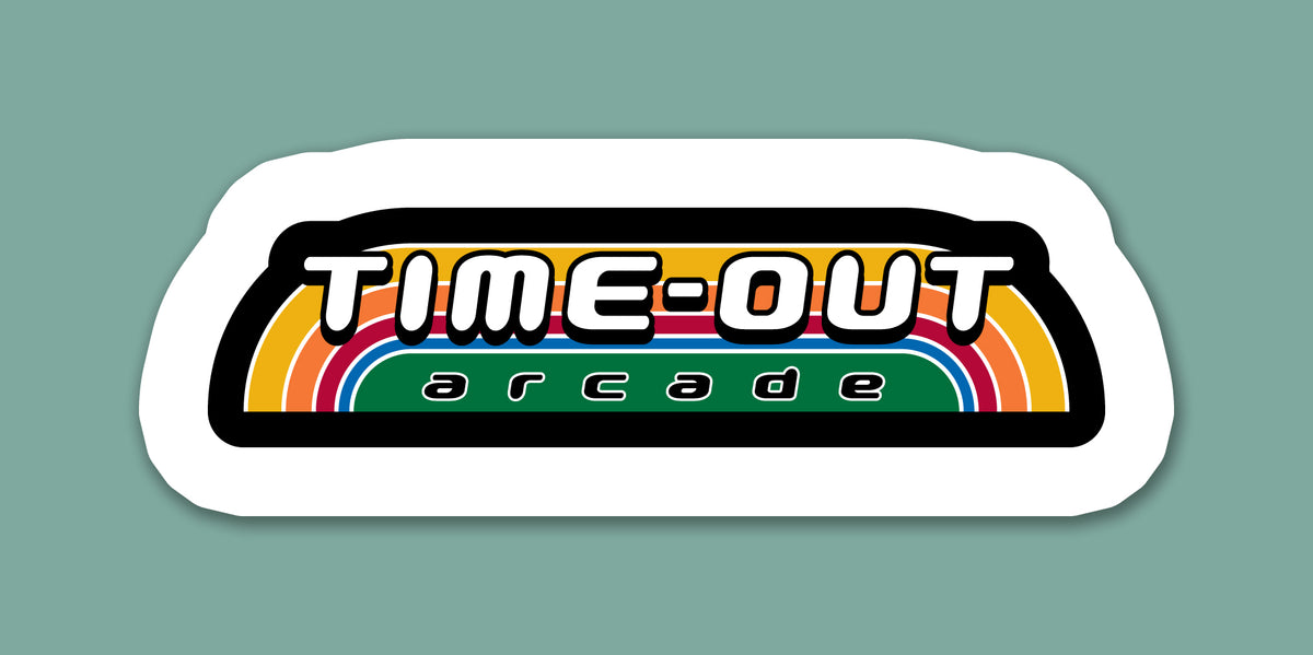 Retro Video Arcade Sticker