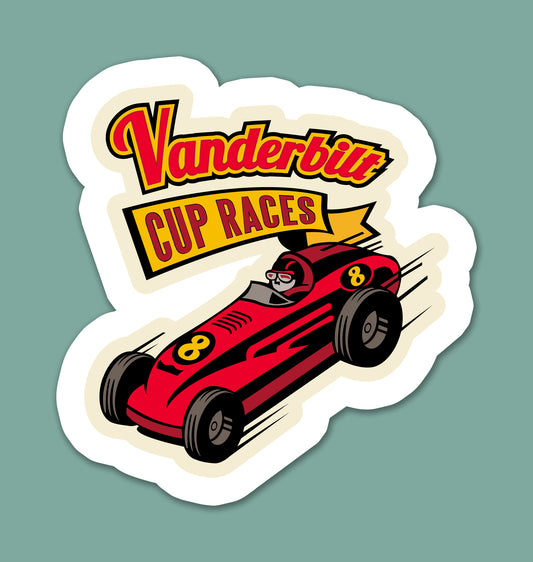 Vintage Auto Racing Sticker