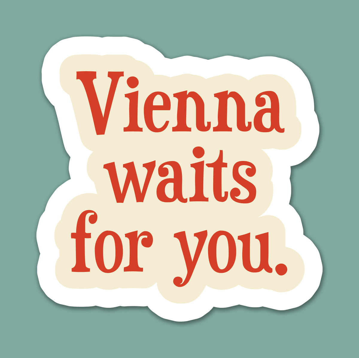 Inspirational Song Quote Sticker