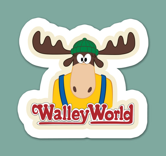 Fictional Theme Park Sticker