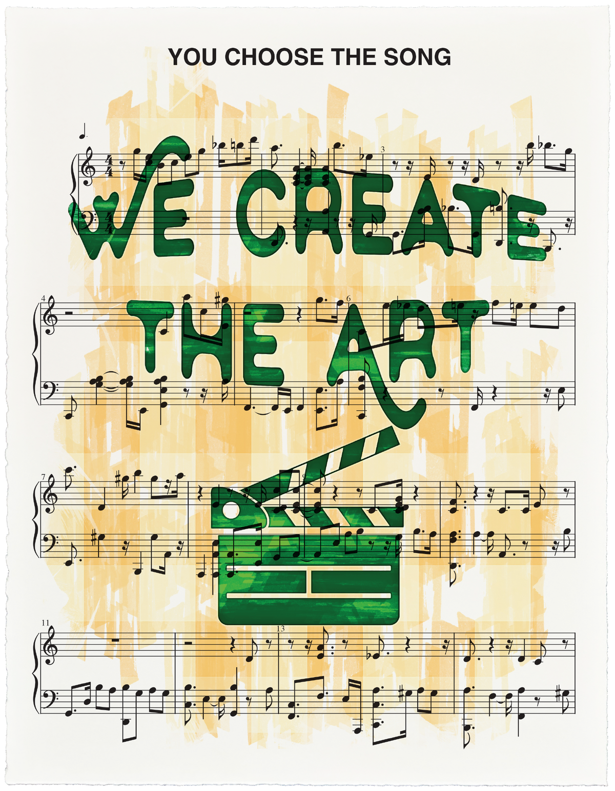 Custom Art Print for a Movie Buff