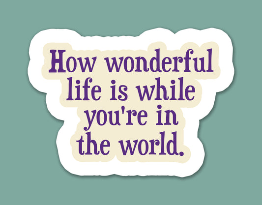 Romantic Music Quote Sticker
